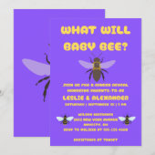 Was Wird Baby Bee Geschlecht Reveal Einladung (Vorne/Hinten)