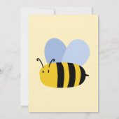 Was Wird Baby Bee Geschlecht Reveal Einladung (Rückseite)