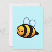Was Wird Baby Bee Geschlecht Reveal Einladung (Rückseite)