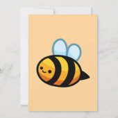Was Wird Baby Bee Geschlecht Reveal Einladung (Rückseite)