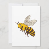 Was Wird Baby Bee Geschlecht Reveal Einladung (Rückseite)