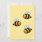 Was Wird Baby Bee Geschlecht Reveal Einladung (Rückseite)
