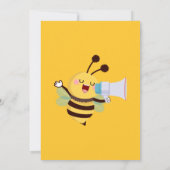 Was Wird Baby Bee Geschlecht Reveal Einladung (Rückseite)