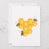Was Wird Baby Bee Geschlecht Reveal Einladung (Rückseite)