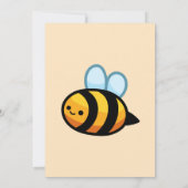 Was Wird Baby Bee Geschlecht Reveal Einladung (Rückseite)