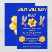 Was Wird Baby Bee Geschlecht Reveal Einladung (Vorne/Hinten)