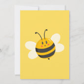 Was Wird Baby Bee Geschlecht Reveal Einladung (Rückseite)