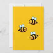 Was Wird Baby Bee Geschlecht Reveal Einladung (Rückseite)
