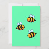 Was Wird Baby Bee Geschlecht Reveal Einladung (Rückseite)