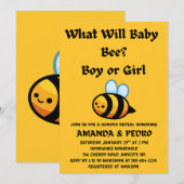 Was Wird Baby Bee Geschlechtsenthüllungsfeier Einl (Vorne/Hinten)