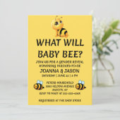 Was Wird Baby Bee Geschlechtsenthüllungsfeier Einl (Stehend Vorderseite)