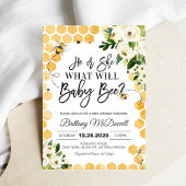 Was wird Baby-Bee-Hummel-Gender-Offenlegung Einladung