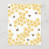 Was wird Baby bee Wünsche für Baby Card. (Rückseite)