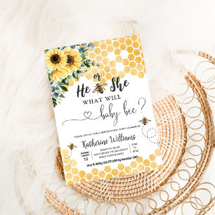 Was wird Baby Honey Bee Baby Dusche sein? Einladung