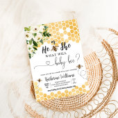 Was wird Baby Honey Bee Baby Dusche sein? Einladung