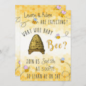 Was wird Baby sein? Einladung (Vorne/Hinten)