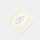 Was wird Baby sein? Geschlechtsenthüllung Preppy Serviette (Ecke)
