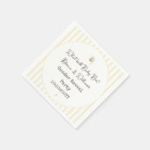 Was wird Baby sein? Geschlechtsenthüllung Preppy Serviette (Ecke)
