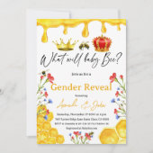 Was wird Baby zeigen? Einladung (Vorderseite)