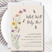 Was wird Baby zeigen? Einladung