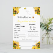 Was wird Babyvorhersage Ratschläge Babydusche (Stehend Vorderseite)