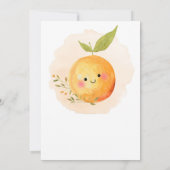 Was wird Cutie Citrus Lemon Hochzeitsdusche sein Einladung (Rückseite)
