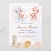 Was wird das Baby sein? Einladung (Vorne/Hinten)