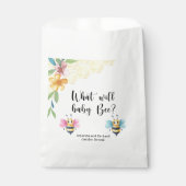 Was wird das Baby sein? Geschenktütchen (Vorderseite)