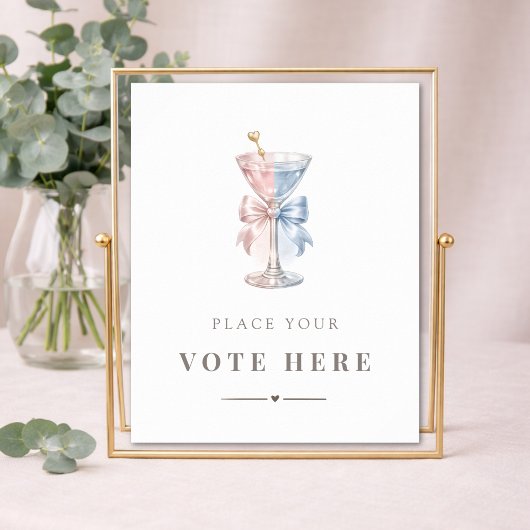 Was Wird Das Baby Sein Geschlecht Enthüllung Absti Poster