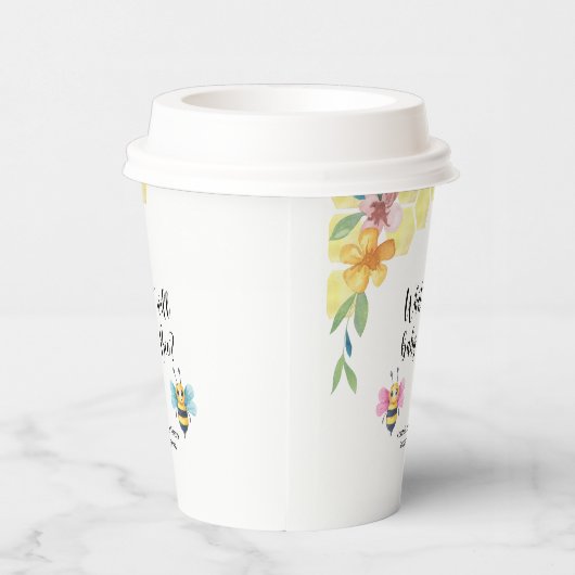 Was wird das Baby sein? Pappbecher (Rechts)