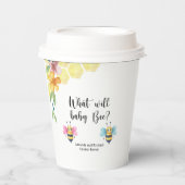 Was wird das Baby sein? Pappbecher (Vorderseite)