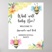 Was wird das Bienengeschlecht der Säuglinge begrüß Poster (Vorne)