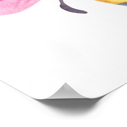 Was wird das Bienengeschlecht der Säuglinge begrüß Poster (Ecke)