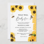 Was wird das Bienengeschlecht der Säuglinge offenb Einladung (Vorderseite)