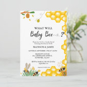 Was wird das Bienengeschlecht der Säuglinge offenb Einladung (Stehend Vorderseite)