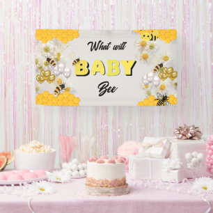 Was wird das Bienengeschlecht enthüllen Party-Bien Banner
