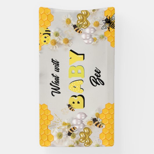 Was wird das Bienengeschlecht enthüllen Party-Bien Banner (Vertikal)