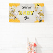 Was wird das Bienengeschlecht enthüllen Party-Bien Banner (InSitu)