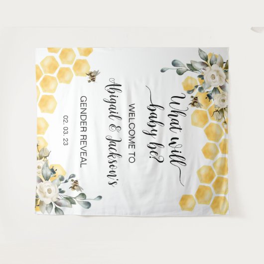 Was wird das Bienengeschlecht offenbaren einen Rüc Wandteppich (Vorderseite (Horizontal))