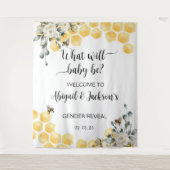 Was wird das Bienengeschlecht offenbaren einen Rüc Wandteppich (Vorderseite)