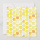 Was wird das Bienengeschlecht zeigen, dass Babydus Einladung (Rückseite)