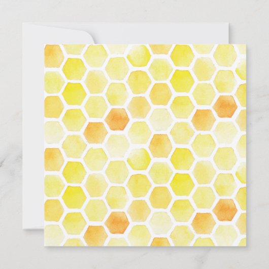 Was wird das Bienengeschlecht zeigen, dass Babydus Einladung (Rückseite)