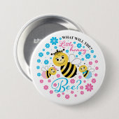 Was wird das kleine Honigbienengeschlecht offenbar Button (Vorne & Hinten)