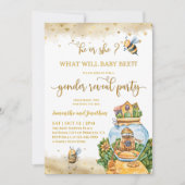 Was wird das Party der Aufklärung über das Geschle Einladung (Vorderseite)