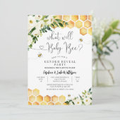 Was wird das Party der Geschlechtszugehörigkeit fü Einladung (Stehend Vorderseite)