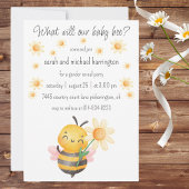 Was wird das Party unseres Baby-Bee-Geschlechts of Einladung