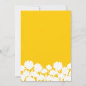 Was wird das sein? Geschlecht offenbart Bee theme  Einladung (Rückseite)