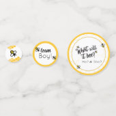 Was wird das sein? Tabelle mit dem Geschlecht der  Konfetti (Vorderseiten)