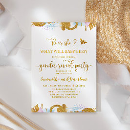 Was wird das Thema Gender Reveal sein? Einladung