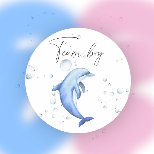 Was wird der Teamboy sein Runder Aufkleber